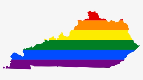 Lgbt Flag Map Of Kentucky - Lgbt Kentucky, HD Png Download, Free Download