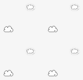 Cloud Nube Sky White Tumblr White Blanco Transparente - Draw Aesthetic Clouds, HD Png Download, Free Download