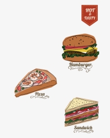 Hot Lunch Png Free - Hamburger, Transparent Png, Free Download