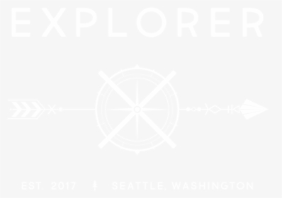 White Out Explorer X Logo Primary Logo - Johns Hopkins Logo White, HD Png Download, Free Download