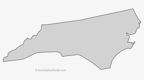 Outline Of North Carolina Png , Png Download - Silhouette, Transparent Png, Free Download