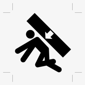 Objects Falling Warning Sign, HD Png Download, Free Download