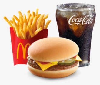 Mcdonalds Burger And Fries, HD Png Download, Free Download