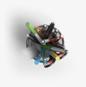 Pen Cup Top View Png, Transparent Png, Free Download