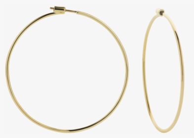Transparent Gold Hoop Png - Gold Hoop Earrings Png, Png Download, Free Download