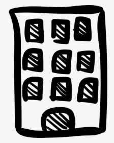 Building Hand Drawn Tower - Building Hand Drawn Png, Transparent Png, Free Download