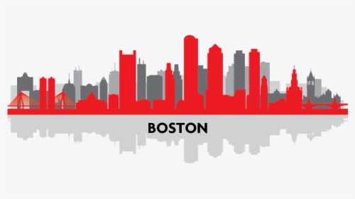 Boston Skyline Silhouette Png, Transparent Png, Free Download