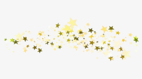 #stars #glitter #effect #shine #gold - Gold Star Confetti Png, Transparent Png, Free Download