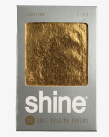 Shine 24k Gold Papers 11/4 - Shine Papers 24k, HD Png Download, Free Download