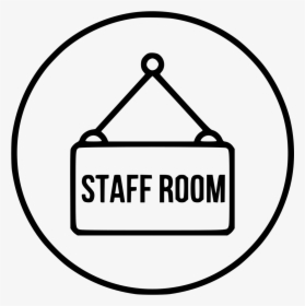 Staff Room Board School Nameplate Plate Study - Staff Only Signage, HD Png Download, Free Download