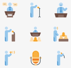 Public Speaking - Public Speaking Icons, HD Png Download, Free Download