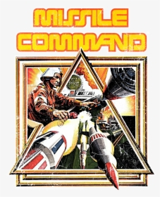 Atari Missle Commander Kid"s T-shirt - Missile Command Atari, HD Png Download, Free Download