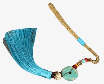 Qiao Workshop China Wind Bookmark Metal Tassel Antique - Necklace, HD Png Download, Free Download