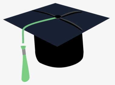 Graduation Cap With Green Tassel , Png Download - Graduation Cap With Green Tassel, Transparent Png, Free Download