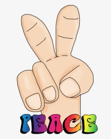Transparent Peace Sign Hand Png, Png Download, Free Download