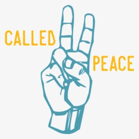 Practicing Peace In The Midst Of The Troubles Of The - Sign Language Peace Sign, HD Png Download, Free Download