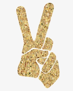 Peace Sign Background Fingers, HD Png Download, Free Download