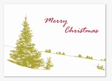 Tree In Show Holiday Greeting - Christmas Tree, HD Png Download, Free Download