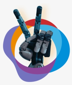 Robot Hand Making Peace Sign - Robot Hand Peace Sign, HD Png Download, Free Download