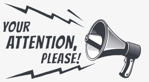#attention #megaphone #freetoedit - Your Attention Please Megaphone Png, Transparent Png, Free Download