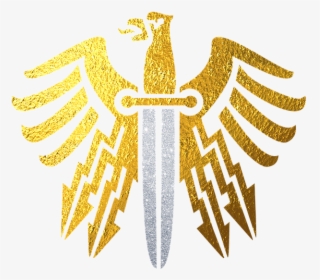 Knife, Revenge, Emblem, Bird, Eagle, Symbol, Sign - Sic Parvis Magna Logo, HD Png Download, Free Download