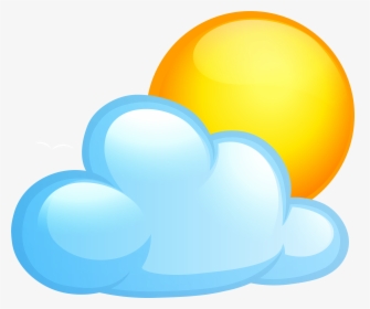 Clipart Of Sun, Blue Moon Full And Ash Cloud, HD Png Download, Free Download