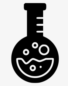 Flask Reaction - Reaction Icon Png Black, Transparent Png, Free Download