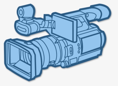 Video Camera Black And White - Video Camera Vector Png, Transparent Png, Free Download