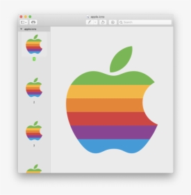 Apple Logo Color Png, Transparent Png, Free Download