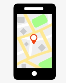 Gps, Locator, Map, Location, Navigation, Direction - Gps On Phone Clip Art, HD Png Download, Free Download
