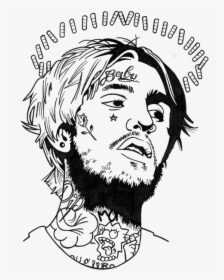 Lil Peep Line Drawing, HD Png Download, Free Download