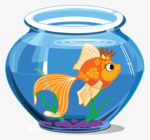 Transparent Fishing Clipart - Fish Inside The Aquarium, HD Png Download, Free Download