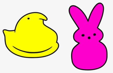 Marshmellow Peeps Svg Files $1 - Peep Chick Clipart, HD Png Download, Free Download