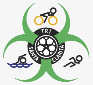 Wildflower Triathlon Clip Art Barrel Racing Logo - Toxic Symbol Green Skull, HD Png Download, Free Download