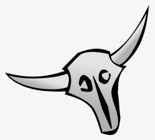 Minimalist Cattle Skull Clip Arts, HD Png Download, Free Download