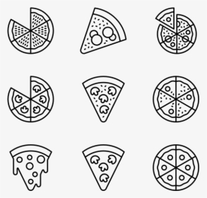 Pizza - Simple Owl Outline, HD Png Download, Free Download