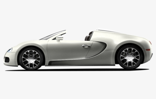 White Sports Car Bugatti Png - Bugatti Veyron, Transparent Png, Free Download