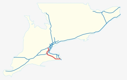 File - Highway-408 - Map, HD Png Download, Free Download