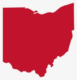 Transparent Ohio Outline Png - Ohio 2016 Election Results By County, Png Download, Free Download