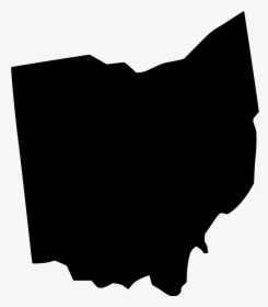 Indiana Ohio Road Map - Ohio Black Transparent Background, HD Png Download, Free Download