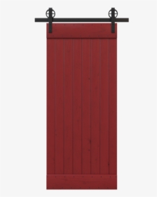 Red Painted Barn Door - Plank, HD Png Download, Free Download