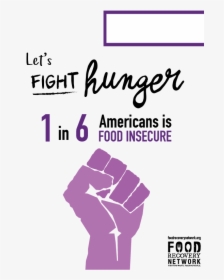 Fight Hunger Bw - Poster, HD Png Download, Free Download