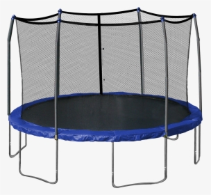 Trampoline Png - 14 Foot Trampoline With Basketball Hoop, Transparent Png, Free Download