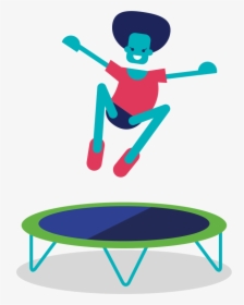 Transparent Trampoline Png - Trampoline Jump, Png Download, Free Download