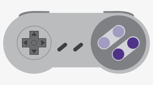 Super Nintendo Controller Png Clip Free - Video Game Controllers Vector, Transparent Png, Free Download