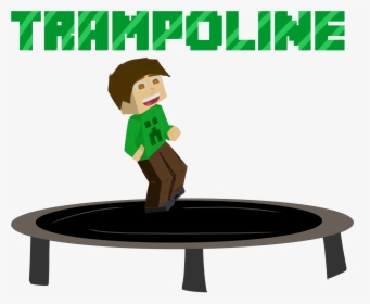 Trampoline Clipart Drawing - Trampoline Jump, HD Png Download, Free Download