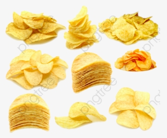 Crispy Potato Chips Snack Clipart Potato Chip - Potato Chips Cartoons, HD Png Download, Free Download