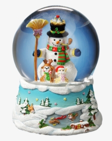 Snowman Musical Snow Globe, HD Png Download, Free Download