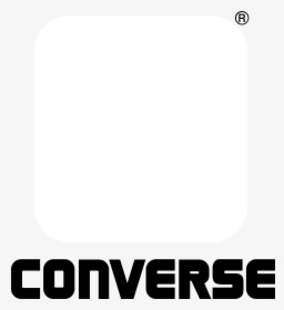 Converse Logo Black And White Parallel - Converse Logo Png White, Transparent Png, Free Download