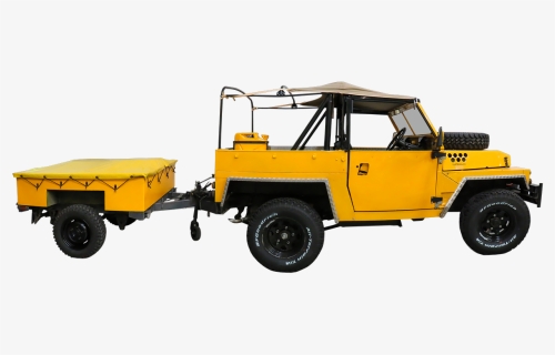 Jeep Amarillo Con Carro - Jeep Png, Transparent Png, Free Download
